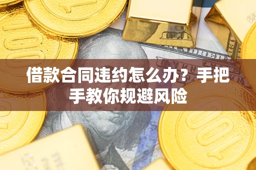 济南借款合同违约怎么办？手把手教你规避风险