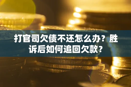 济南打官司欠债不还怎么办？胜诉后如何追回欠款？