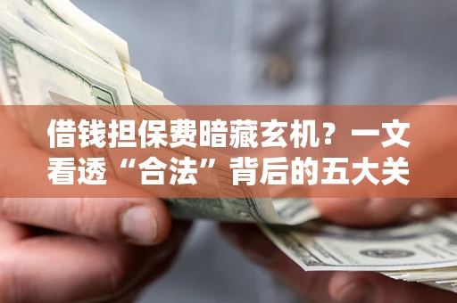 济南借钱担保费暗藏玄机？一文看透“合法”背后的五大关键陷阱