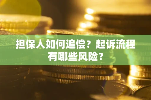济南担保人如何追偿？起诉流程有哪些风险？