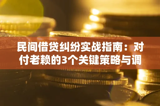 济南民间借贷纠纷实战指南：对付老赖的3个关键策略与调解盲区解析