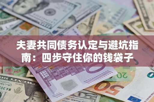 济南夫妻共同债务认定与避坑指南：四步守住你的钱袋子